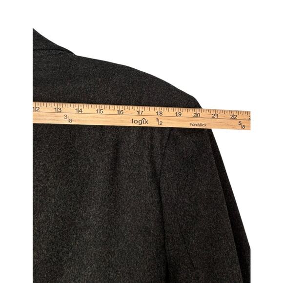 Vintage Cloth Made By Crombie Aberdeen Scotland Mens Overcoat Size 44 Gray - Picture 9 of 12